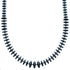 Authentic Sterling Silver Southwest Hematite Bead Necklace SX114601